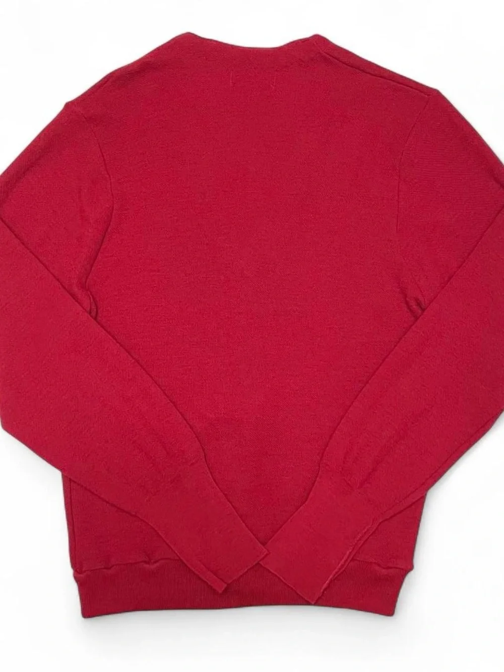 Vintage 70s-80s Garan Men’s Red Retro Knit Izod Lacoste Cardigan USA L Preppy
